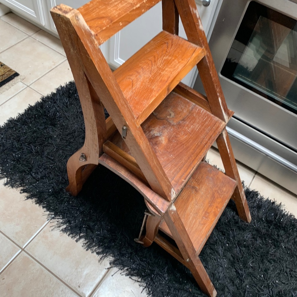 Metamorphic library chair/latter